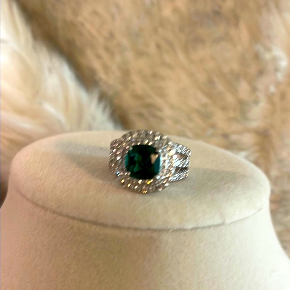 Green Gemstone Ring